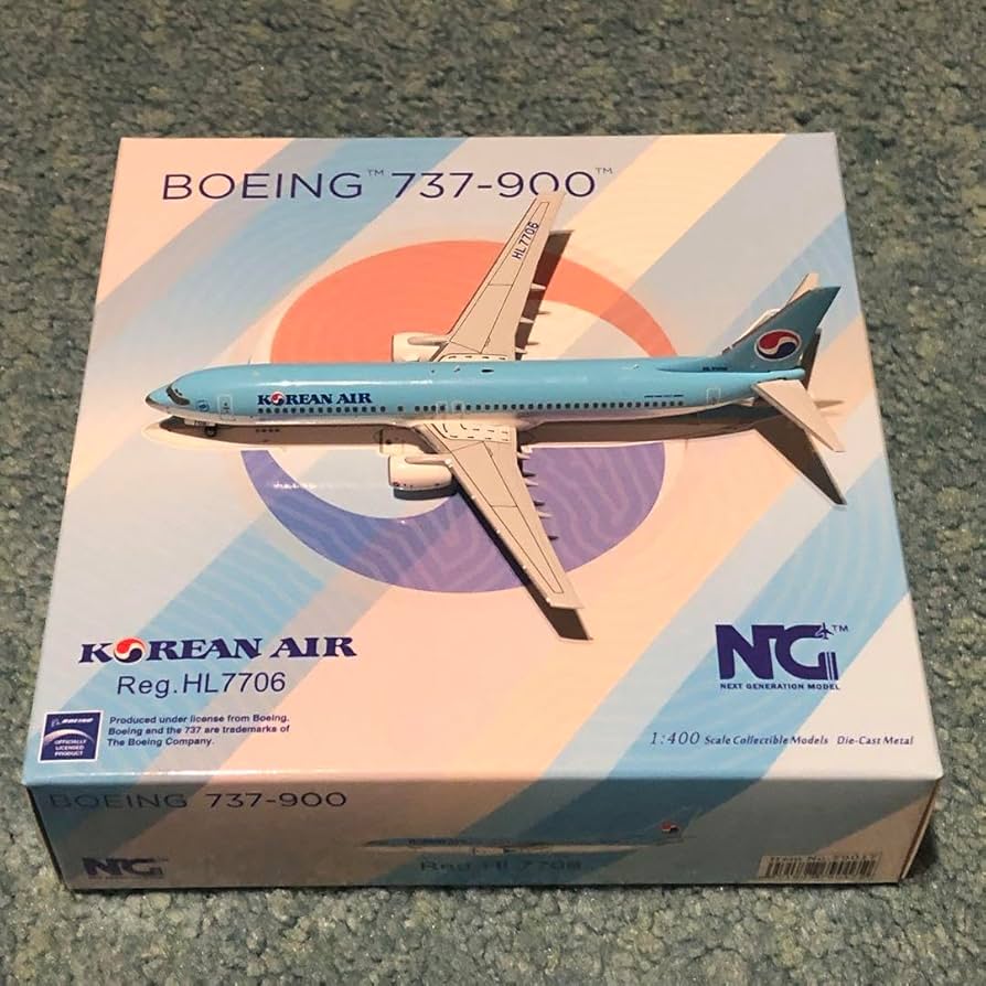 KOREAN AIR 737-900ER 大韓航空 コリアン ph 1:400 1:400 NG Model KOREAN AIR BOEING 737-900ER Passenger